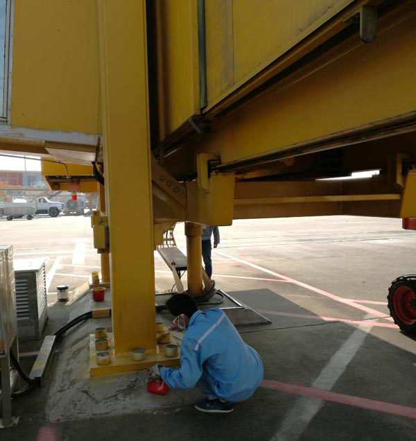 某機(jī)場登機(jī)橋檢測